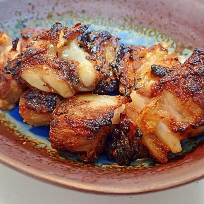 プルコギ＆マヨ＆林檎で　豚バラ軟骨のグリル焼き♬